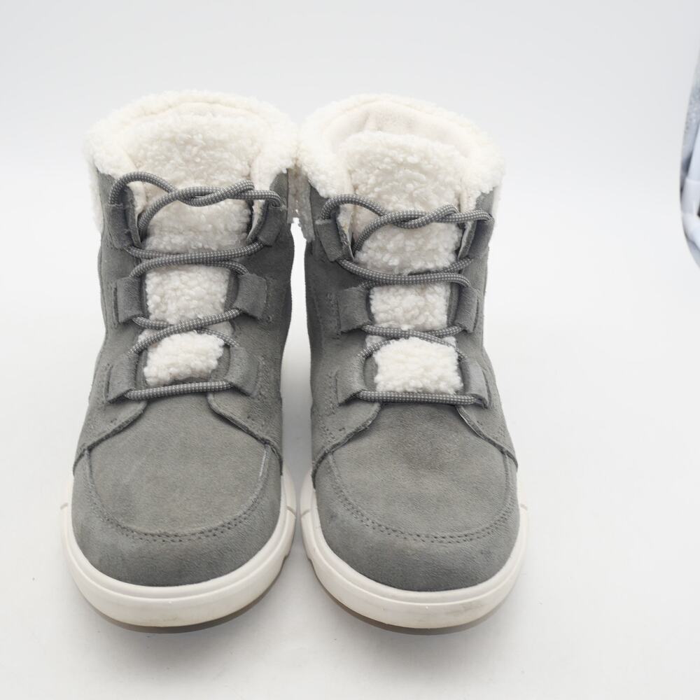 NEW Sorel Women's 5.5 Explorer II Carnival Cozy WP Insulated Boots Quarry Gray - Picture 7 of 9